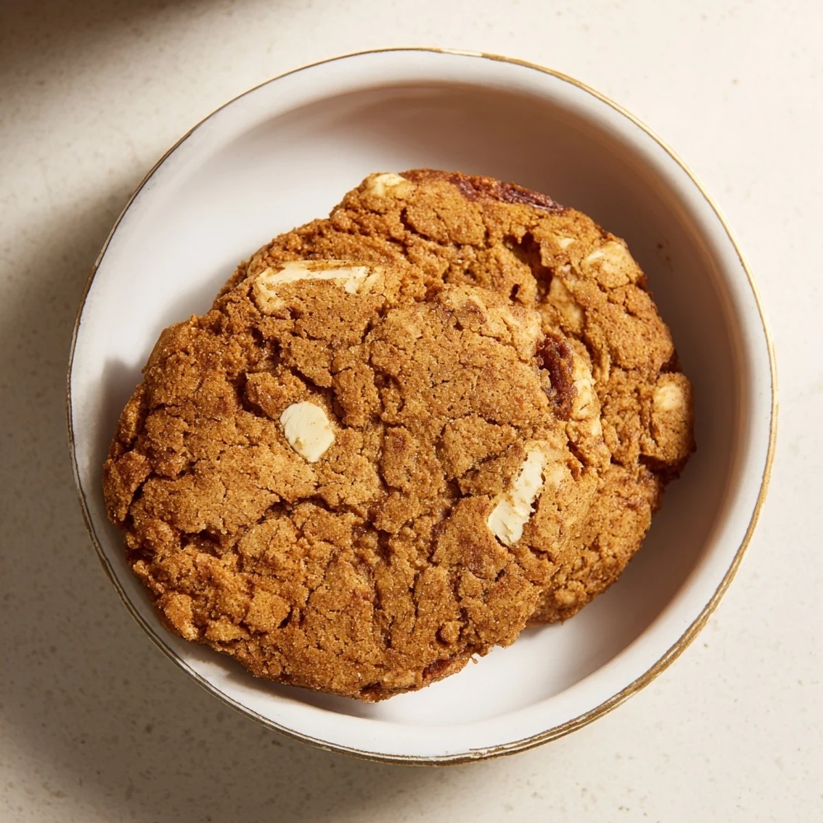 Freshly baked Soft and Chewy Pumpkin Spice Cookies, aromatic fall treats, ready to be enjoyed with a hot drink.