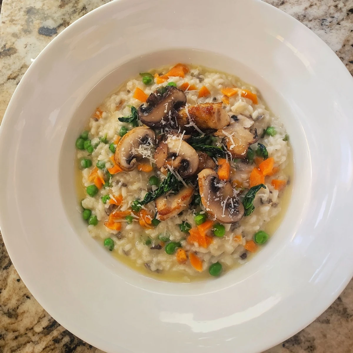 All-in-One Pan Creamy Chicken and Wild Rice: a golden-brown chicken and rice dish, wonderfully creamy and aromatic.