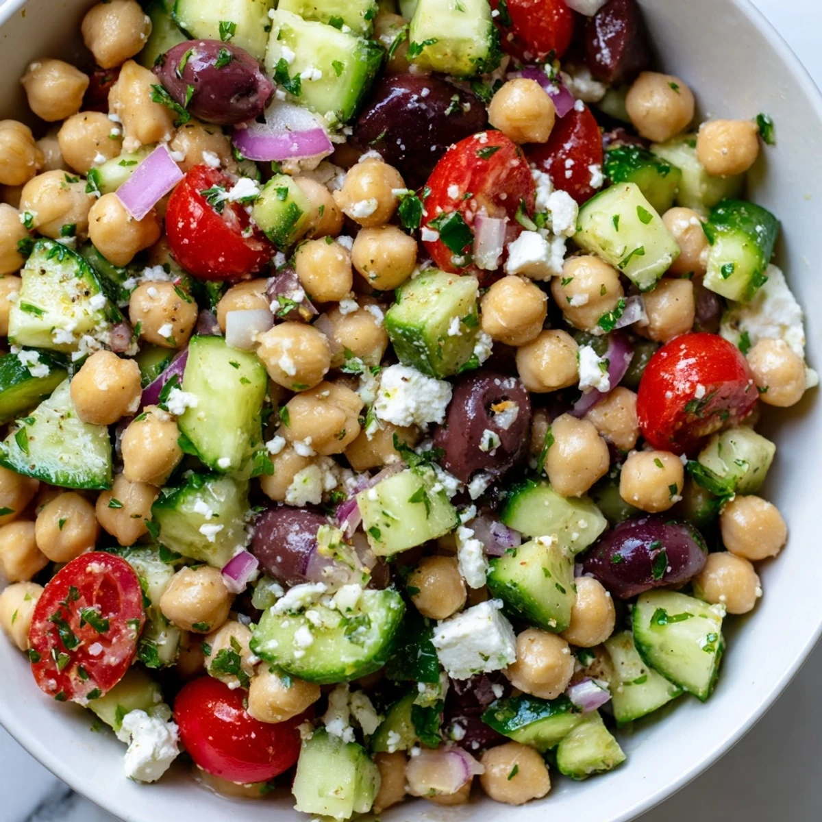 Mediterranean Chickpea Salad