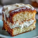Gemini cake, marbled yellow and white, displays beautiful swirls perfect for parties.