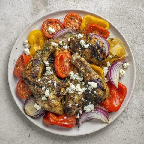 Easy Sheet Pan Greek Chicken