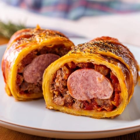 Homemade Savory Sausage Rolls