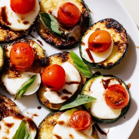 Zucchini Caprese Bites