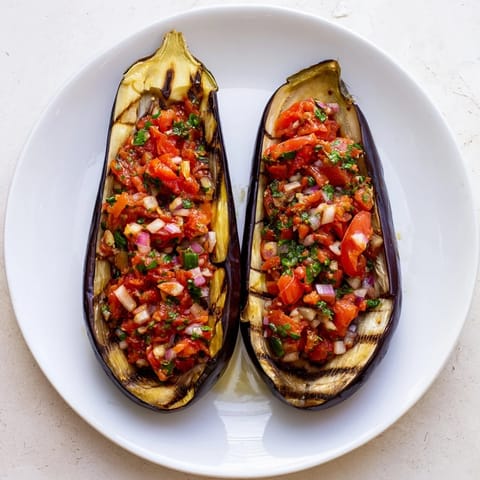 Silky Eggplant Tomato Bake