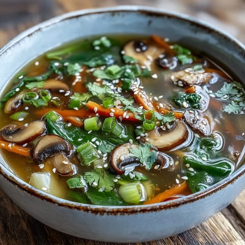 Miso Ginger Winter Soup
