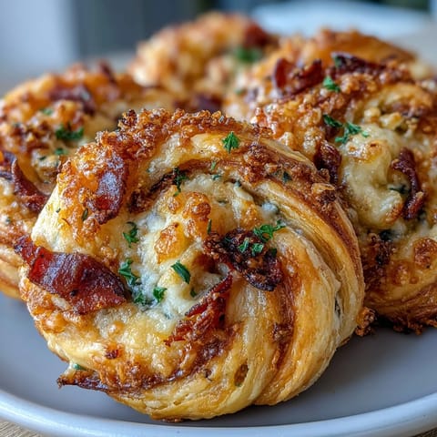 Warm, cheesy jalapeño popper twists with melted cheddar and specks of green jalapeños.  