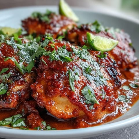 Spicy Tangy Baked Chicken