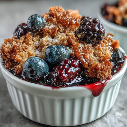Simple Berry Crumble Oat Topping