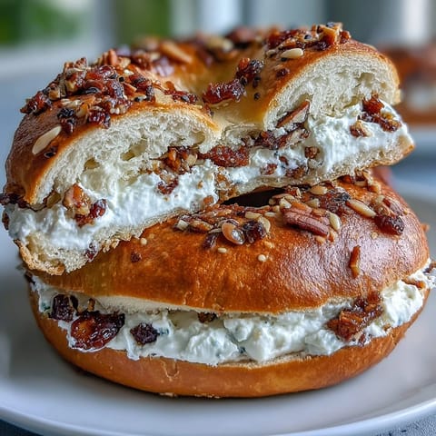 High Protein Cinnamon Bagels