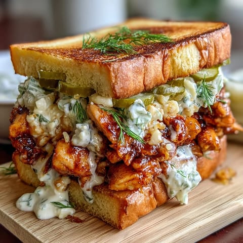 1. Juicy, slow-cooked Mississippi chicken piled high on soft buns with tangy pickles for a flavorful sandwich.  