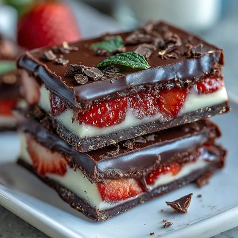 Dubai Chocolate Strawberry Bark