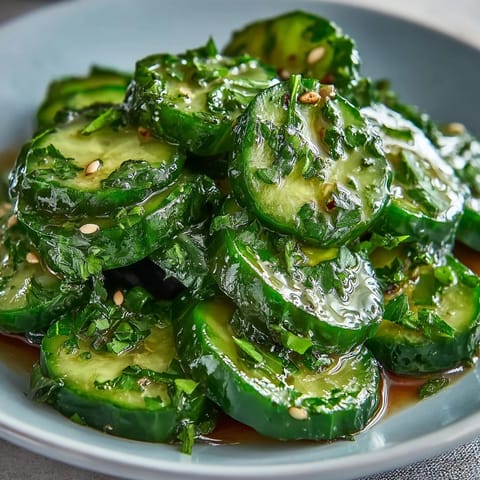 Asian Cucumber Salad Sesame
