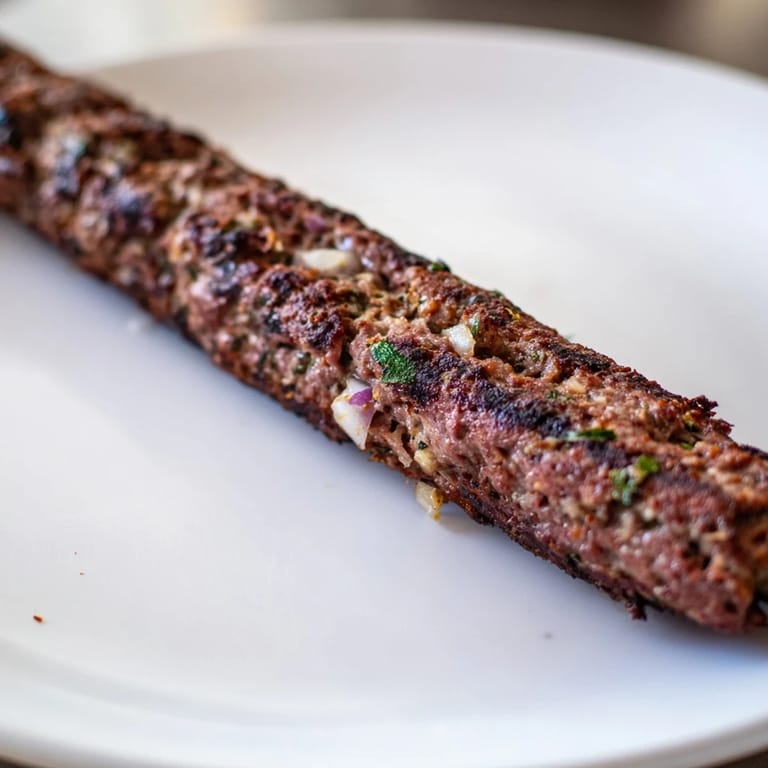 Imagine sizzling Iraqi Kebab Tikka: Charred meat kebabs with aromatic spices, enticingly displayed with tomatoes.