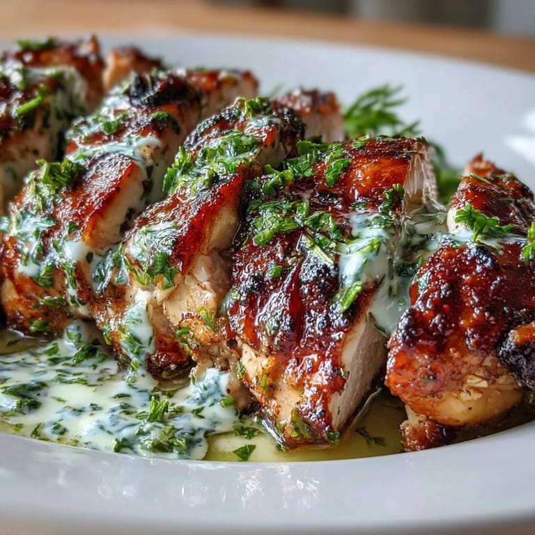 Vibrant bowl of grilled chicken, chimichurri, and garlic sauce paired with roasted veggies and sautéed greens for a healthy dinner.
