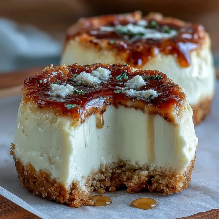 Wholesome cottage cheese cheesecake cups featuring a rich, protein-packed filling, crisp almond base, and vibrant berry topping.