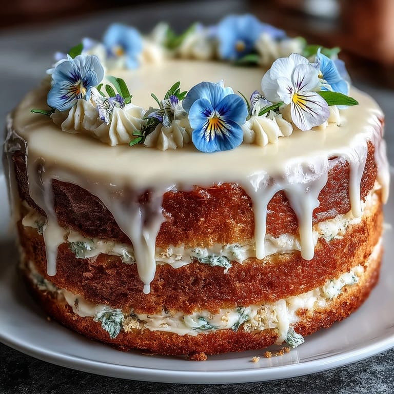 Delightful mini birthday cakes featuring tender vanilla layers, creamy buttercream frosting, and vibrant edible flowers—perfect for spring celebrations and special occasions.