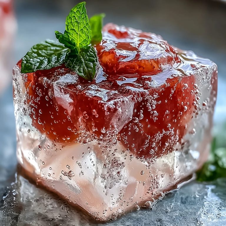 Chilled lychee agar jelly cubes served in bubbly yuzu water create a vibrant, gluten-free dessert perfect for warm-weather gatherings.