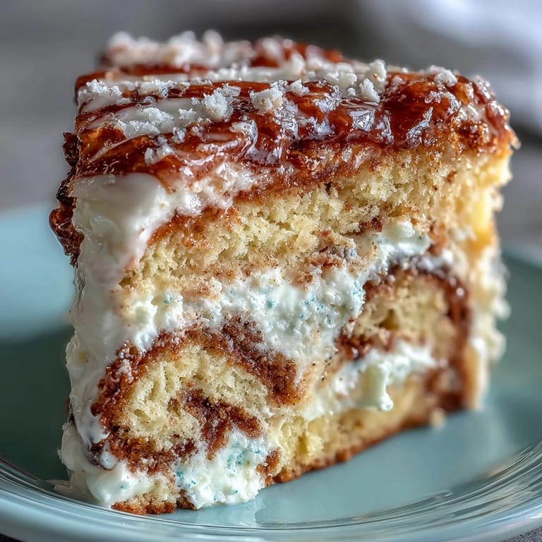 A celestial Gemini cake featuring artistic marbled batter, ready for frosting.